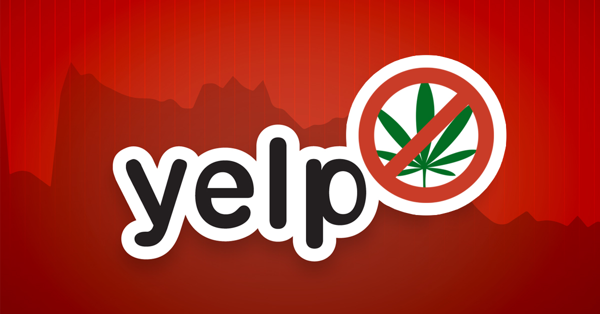 Yelp banuje za marihuanę
