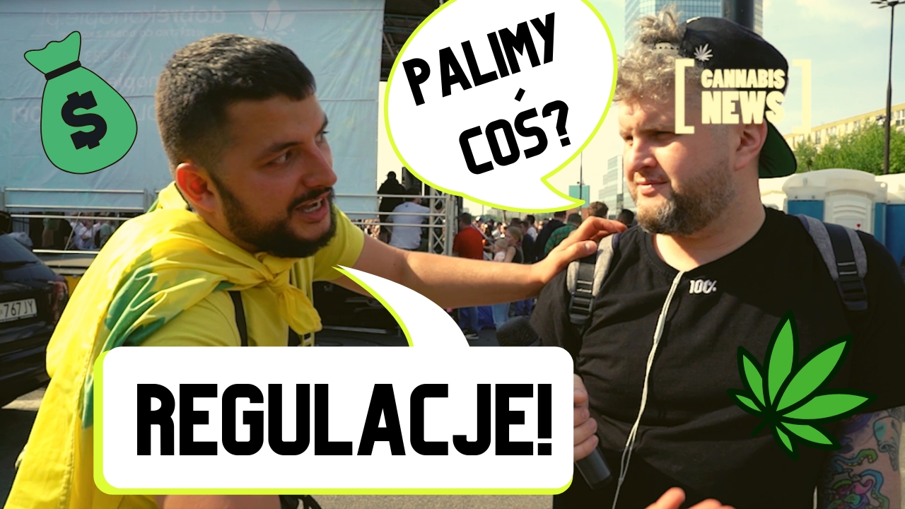 Wapniak na marszu wyzwolenia konopi udzielił wywiadu na temat legalizacji marihuany.