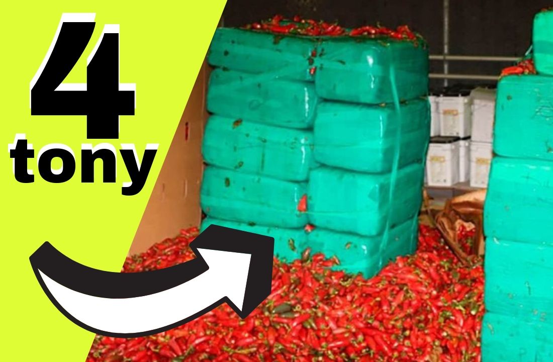 Z Meksyku do USA przemycano 11 ton marihuany w papryczkach jalapeno.