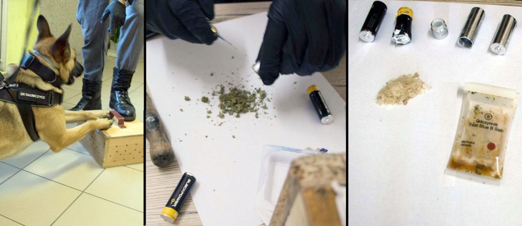 Marihuana i kryształ ukryte w bateriach - przesyłka do osadzonego w Zakładzie Karnym w Głubczycach