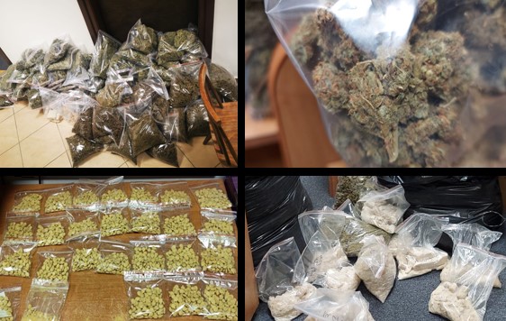 50 kilogramów zioła, 13 kg klefedronu oraz blisko 2,5 tysiąca tabletek o właściwościach mefedronu przejęli policjanci z Lublina. Używki z Warszawy miały trafić do lubelskich pseudokibiców. Ich czarnorynkową wartość mundurowi wycenili na 3 mln zł.